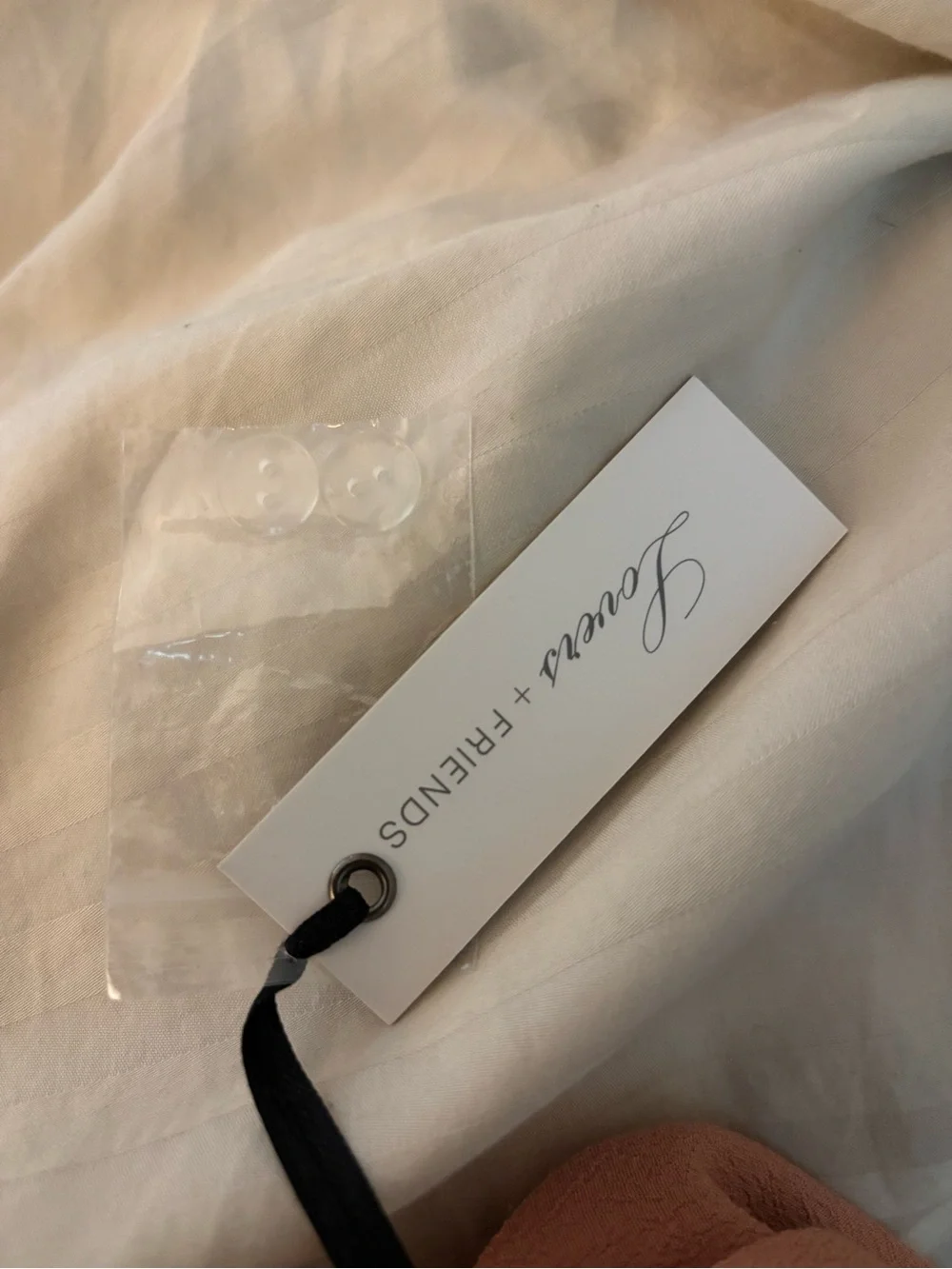 Lovers + Friends Peach Cold-Shoulder Wrap Mini Dress - Picture 12 of 12